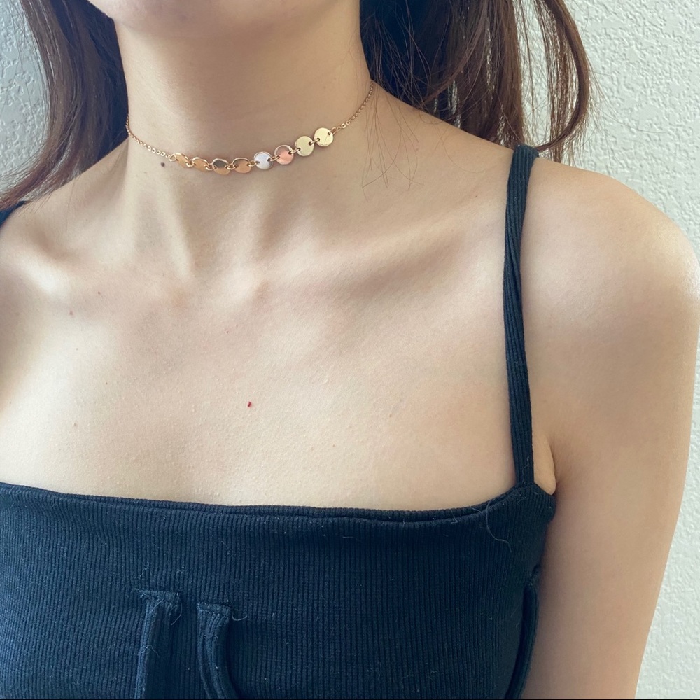 Minimalist Circles Necklace